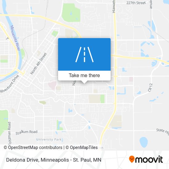 Deldona Drive map