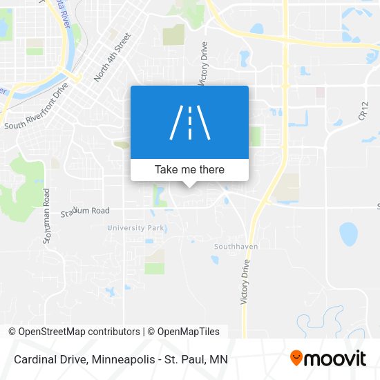 Cardinal Drive map