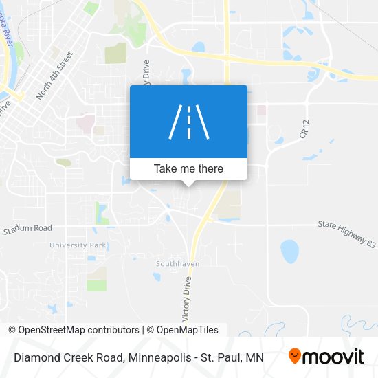 Mapa de Diamond Creek Road