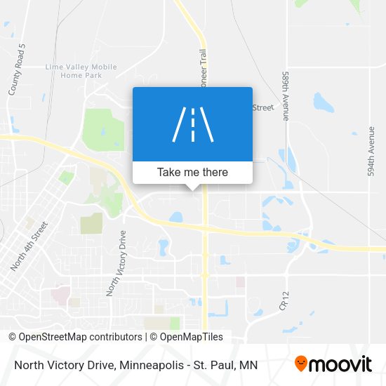 Mapa de North Victory Drive