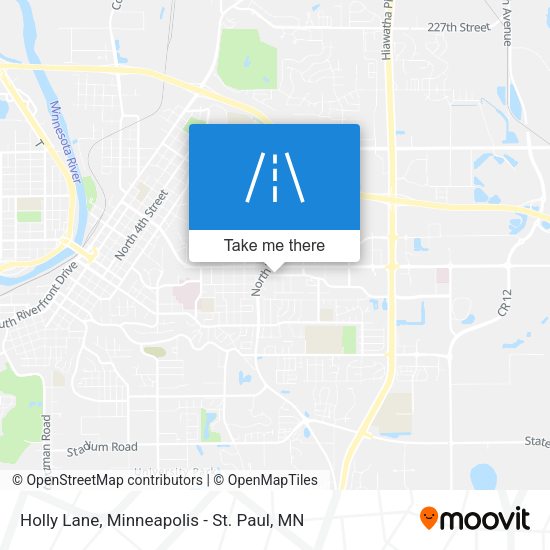 Holly Lane map
