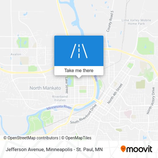 Jefferson Avenue map