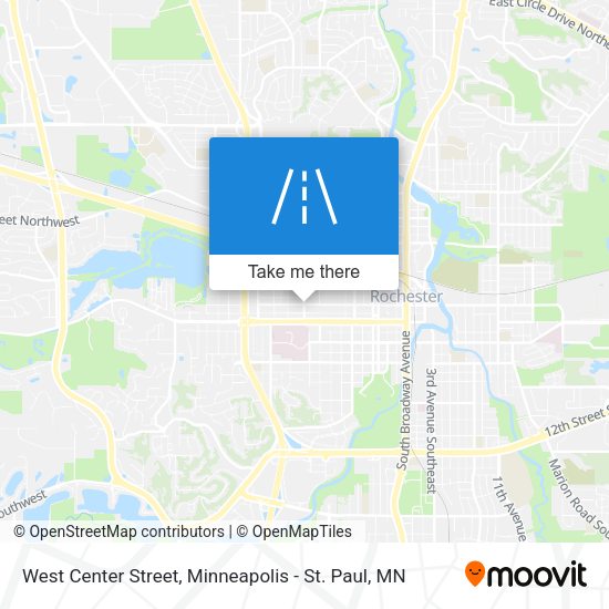 Mapa de West Center Street
