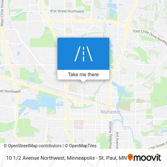 10 1/2 Avenue Northwest map