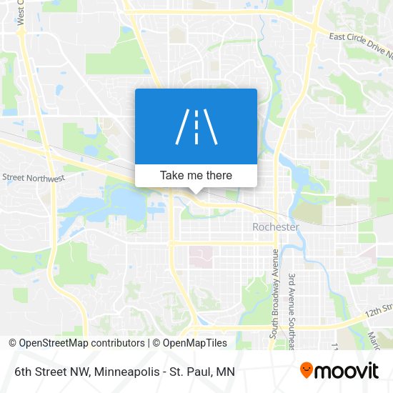 Mapa de 6th Street NW