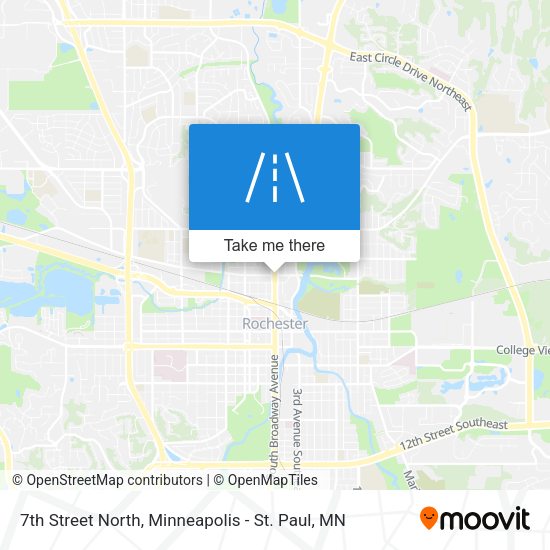 Mapa de 7th Street North