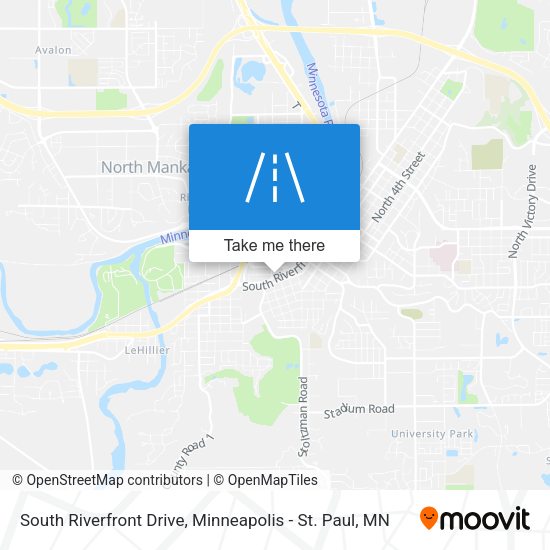 Mapa de South Riverfront Drive