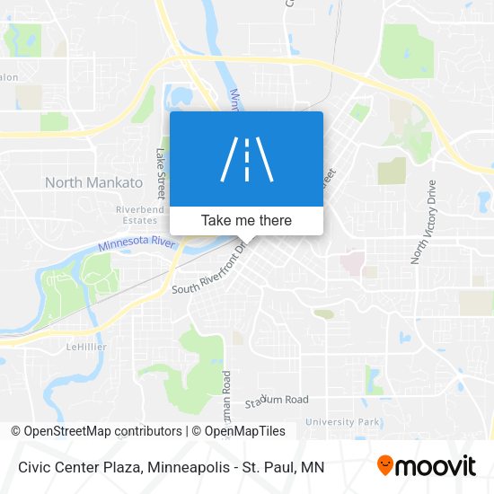 Civic Center Plaza map