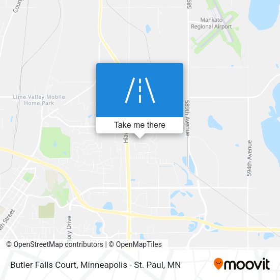 Butler Falls Court map