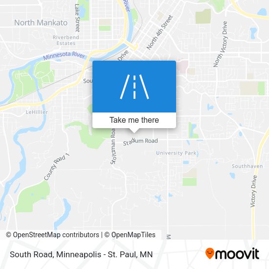 South Road map
