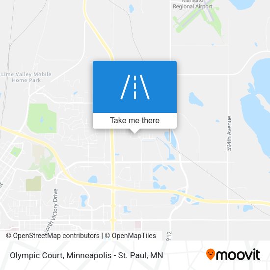 Olympic Court map