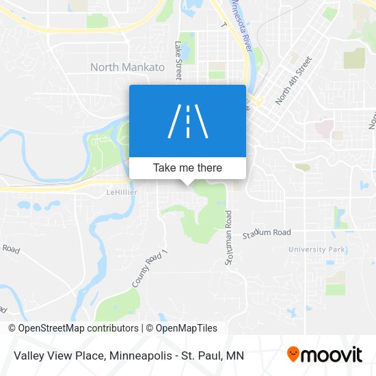 Mapa de Valley View Place