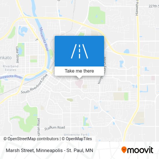 Marsh Street map