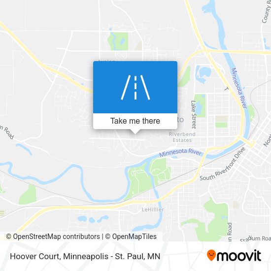 Mapa de Hoover Court