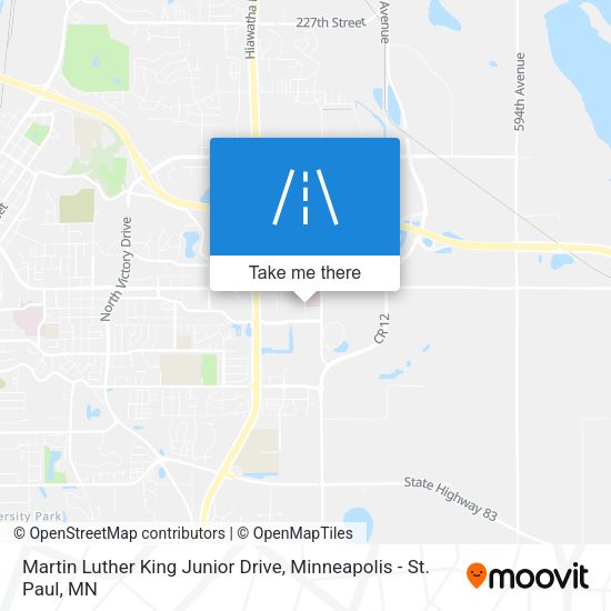 Mapa de Martin Luther King Junior Drive