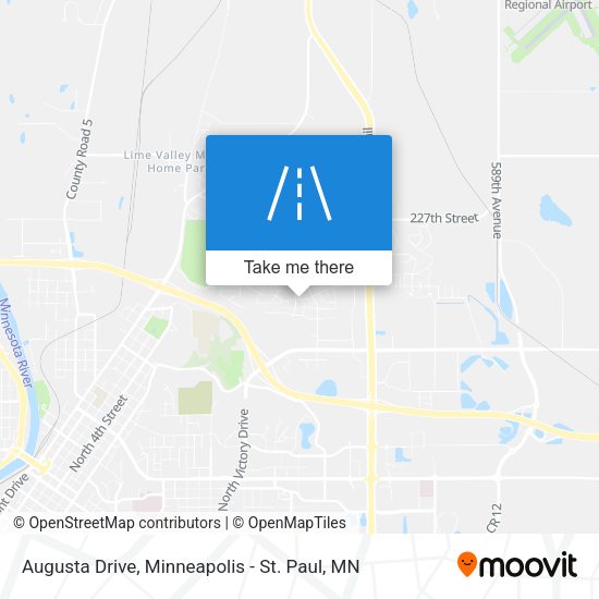 Augusta Drive map