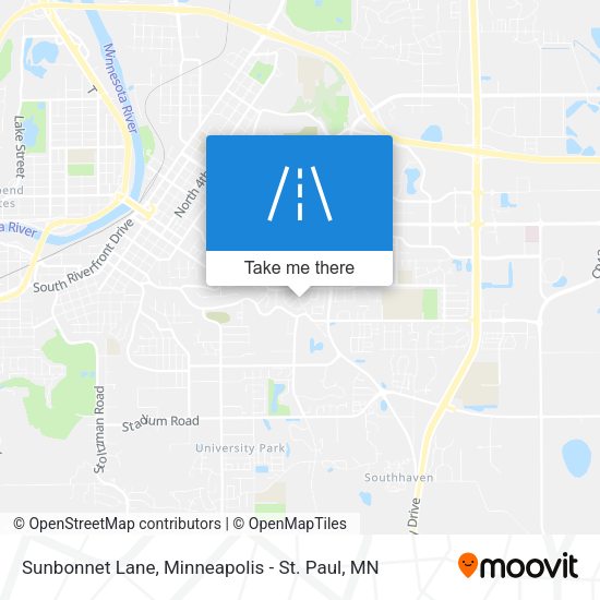 Sunbonnet Lane map