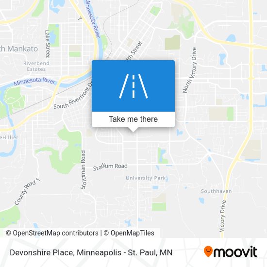 Devonshire Place map