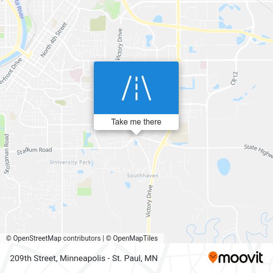 209th Street map