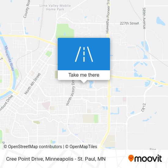 Mapa de Cree Point Drive