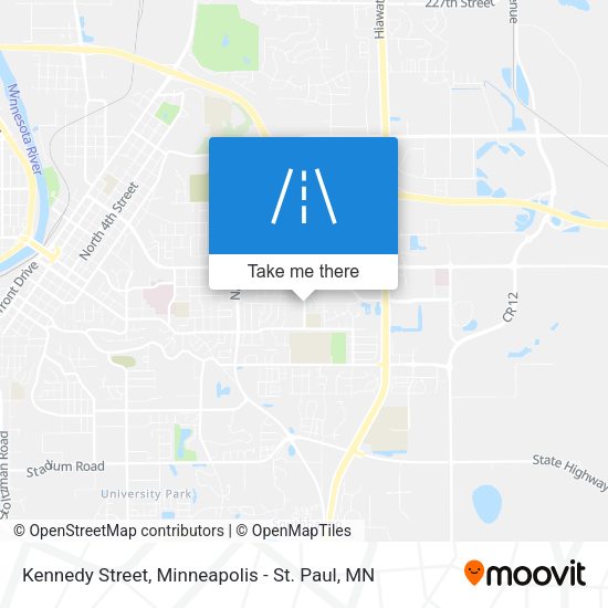 Kennedy Street map