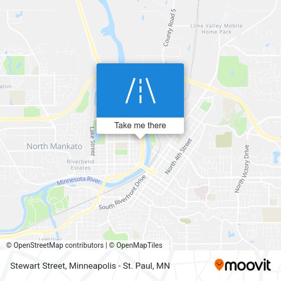 Stewart Street map