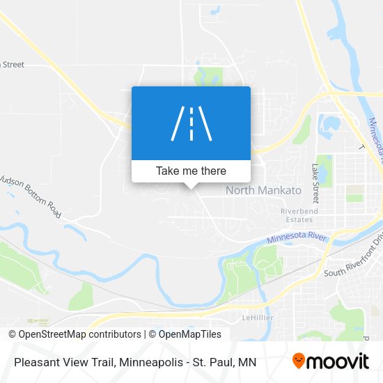 Pleasant View Trail map