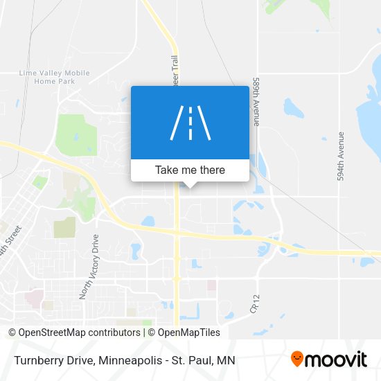 Turnberry Drive map
