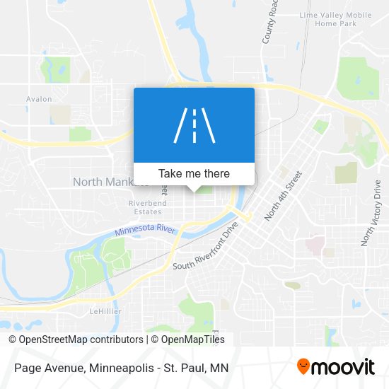 Page Avenue map