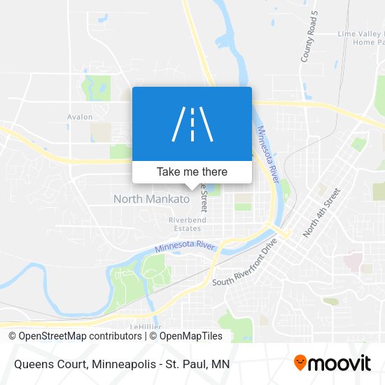 Mapa de Queens Court
