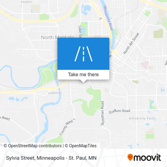 Mapa de Sylvia Street