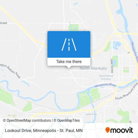 Lookout Drive map