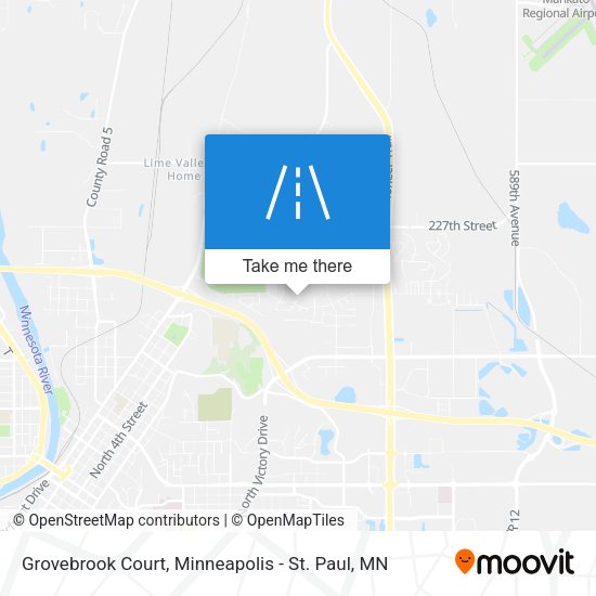 Grovebrook Court map