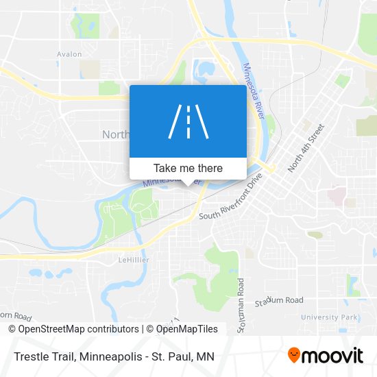 Mapa de Trestle Trail