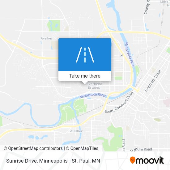 Sunrise Drive map
