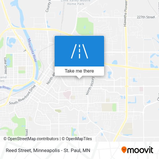 Reed Street map