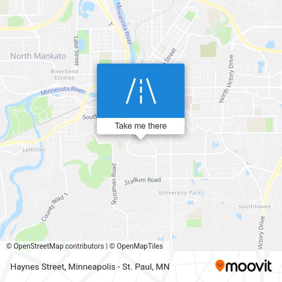 Mapa de Haynes Street