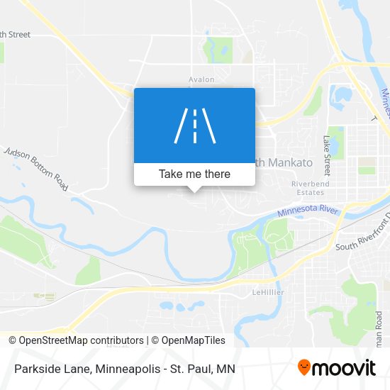Parkside Lane map
