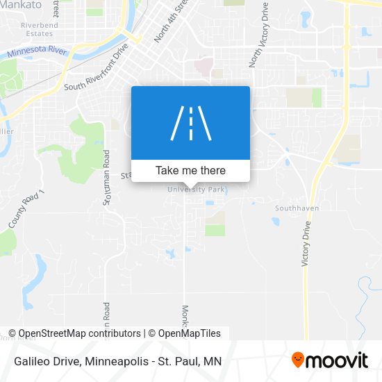 Galileo Drive map