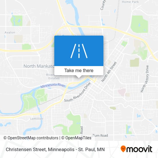 Christensen Street map