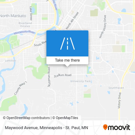 Maywood Avenue map