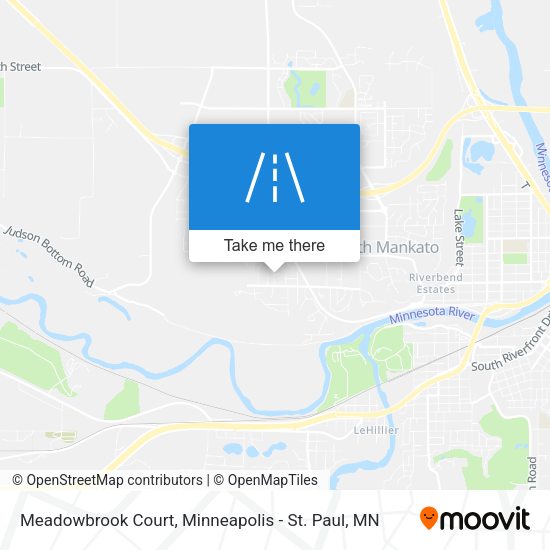 Meadowbrook Court map