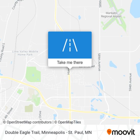 Double Eagle Trail map