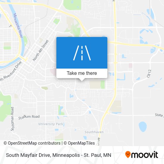 Mapa de South Mayfair Drive