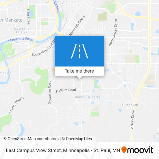 East Campus View Street map