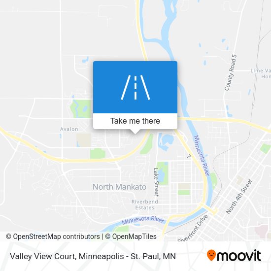 Valley View Court map