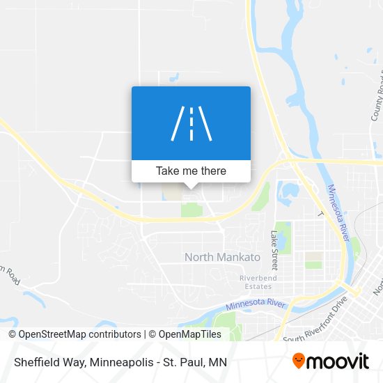 Mapa de Sheffield Way
