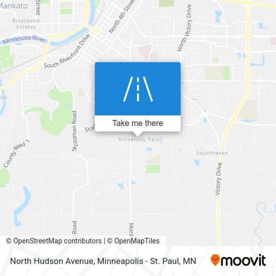 Mapa de North Hudson Avenue