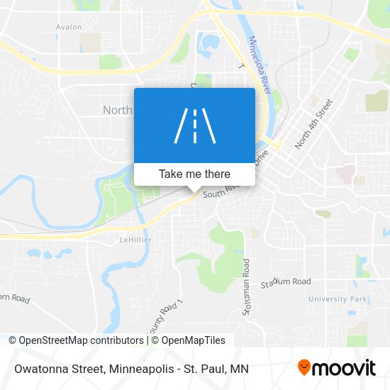 Owatonna Street map