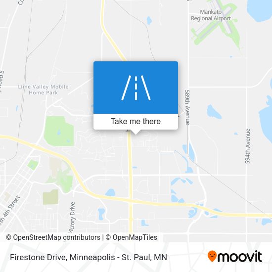 Firestone Drive map